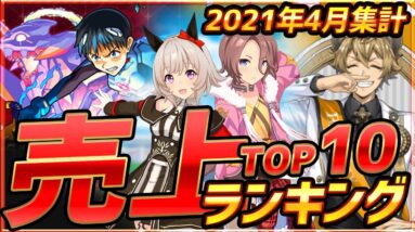 【スマホゲーム】2021年4月ゲームアプリ売上ランキングベスト10！【セルラン】