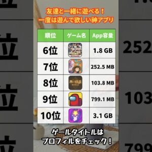 【おすすめスマホゲーム】2023年決定版！友達と一緒に遊べる神アプリゲーム10選!!【無料 リセマラ ソシャゲ】#shorts