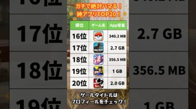 【新時代の幕開け】2024年これを遊べ！ガチで面白い神アプリゲーム20選【おすすめスマホゲーム紹介】#shorts