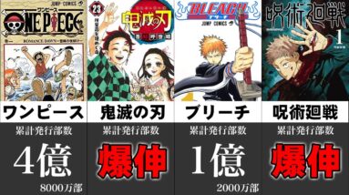 全世界で最も売れた日本の漫画ランキングTop80【2021年最新版】