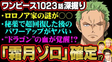 ついにゾロの”霜月”の血筋が覚醒する!?「竜斬り伝説」の再来とかつてないパワーアップがヤバい!!!【 ワンピース 1023話 】 ※ジャンプネタバレ注意 考察