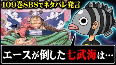 【ワンピース109巻】SBSで明らかになった新事実がヤバすぎる…※ネタバレ 注意【 ONE PIECE 考察 最新刊 】