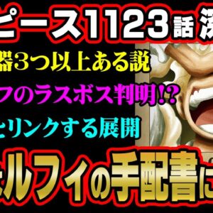 最新話は伏線だらけ！ルフィの手配書がとんでもないことになる…！？※ネタバレ 注意【 ワンピース 考察 最新 1123話 】