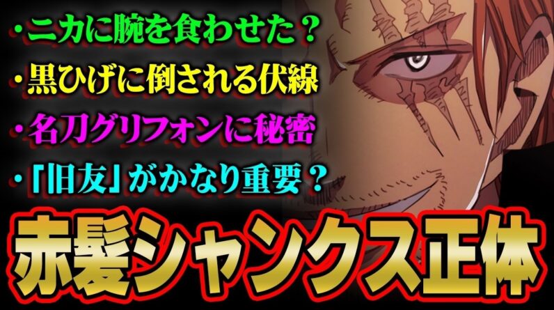 やっぱり悪者？目的は何？シャンクスに隠された謎を解き明かします。【 ワンピース 作業用 睡眠用 聞き流し BGM 】