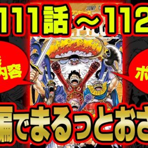 【総集編】ワンピース最新110巻をより楽しめる！内容＆考察を完全網羅！ベガパンクの配信がヤバい！ジョイボーイの正体とは…？【 1111話〜1121話 最新刊 作業用 睡眠用 聞き流し BGM 】