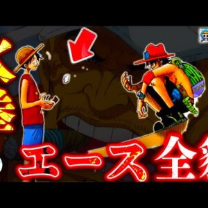 【ONE PIECE】エースの全5つの謎解明...メラメラの実の"覚醒"&刺青｢ASCE｣の意味&七武海"ハナフダ"との関係...※考察&ネタバレ注意