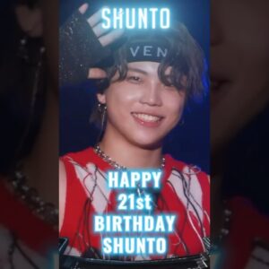 【BE:FIRST】Happy 21st Birthday to SHUNTO #BEFIRST #SHUNTO #シュント