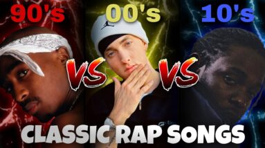 【名曲】90年代 VS 00年代 VS 10年代 | US Hip Hop