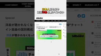 日本人がもはや洋楽を聴いてない件...