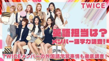 【TWICE】メンバー達の語学力を徹底調査！英語担当は誰！？TWICEの外国語学習事情に驚きを隠せない...！