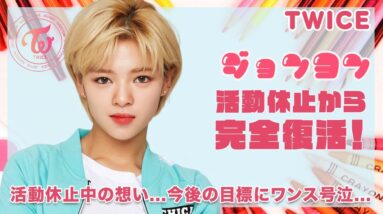 【TWICEジョンヨン】活動休止中の想いを激白...！今後の目標にワンスの涙が止まらない...