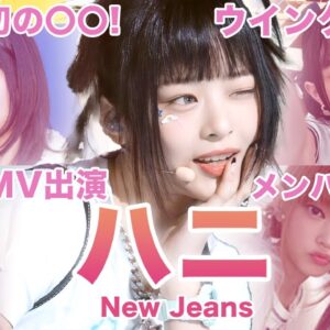 【ウインクの妖精】New Jeans”ハニ”のおもしろエピソード50連発！！！