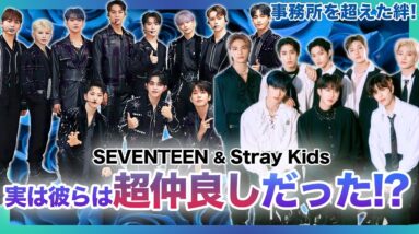 【意外】事務所を超えた絆！SEVENTEENとStray Kidsの仲良しエピソードが可愛すぎた！！！躍進し続ける彼らはどこまで突き進むのか！？