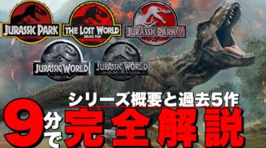 【ジュラシックパーク】シリーズ概要と過去５作のあらすじ,登場人物等を完全解説【ジュラシックワールド】