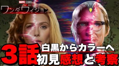 【ワンダヴィジョン】第３話配信!初見感想と初見考察【※ネタバレあり/MCU/アベンジャーズ】