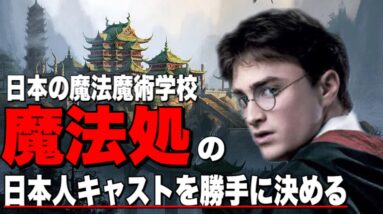 【ハリーポッター】日本の魔法魔術学校「魔法処」の日本人キャストを勝手に考えよう【ファンタスティックビースト】